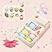Produktbild Yidaxing 8PCS Macarons Slime Kit, Gelee Kristall Schlamm Bunte Slime Clay Plasticine Release Druck Relief Squishy Pudding Spielzeug für Kinder