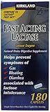 Kirkland Signature Fast Acting Lactase - Compare To Lactaid - 180 Caplets