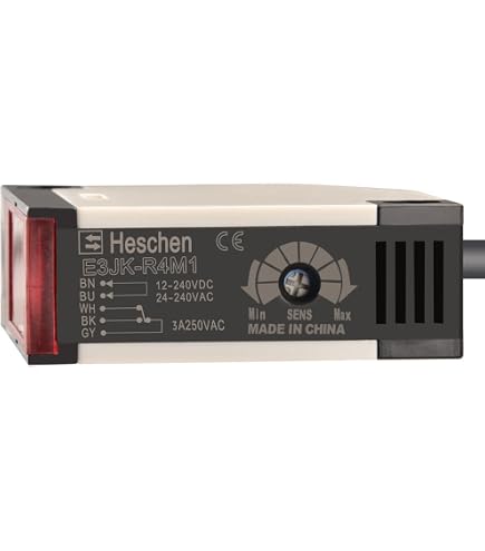 Commutateur Photoélectrique Jadeshay E3JK-R4M1 - Capteur Rétroréfléchissant 90-250VAC, 0.1-4m
