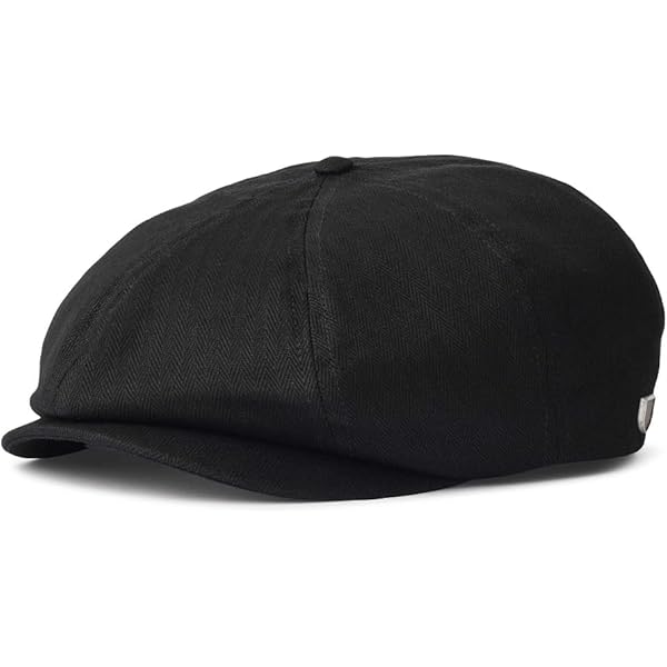 Brixton Unisex Crest C Mp Snbk honkbalpet, Zwart afgewassen, One size