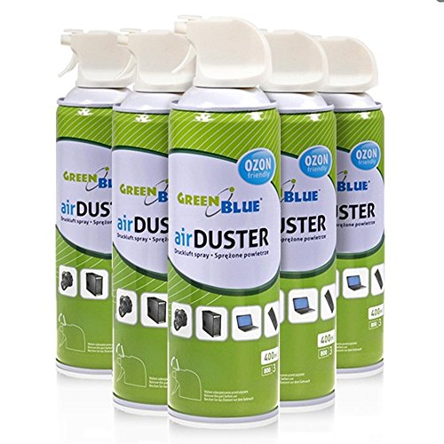 GreenBlue GB400 Air Duster Reinigung Druckluft Spray 400ml Druckluftspray Druckluftreiniger - 2