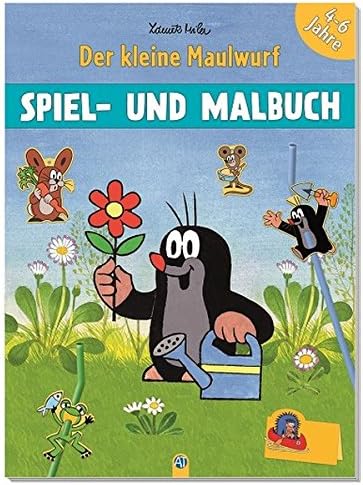 Trötsch Der kleine Maulwurf Spiel und Malbuch: Malbuch Beschäftigungsbuch Ausmalbuch