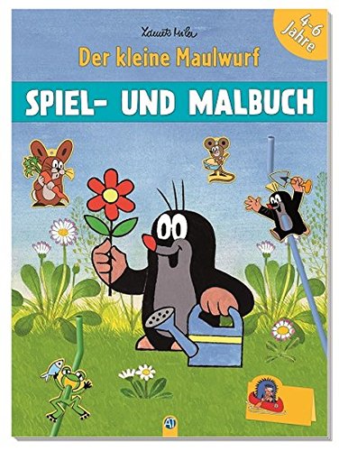 Trötsch Der kleine Maulwurf Spiel und Malbuch: Malbuch Beschäftigungsbuch Ausmalbuch