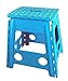 Price comparison product image tr24 Folding Stool Step Stool Foldable Step Stool Stool Step Step Stool Up To 150 Kg, Blue)