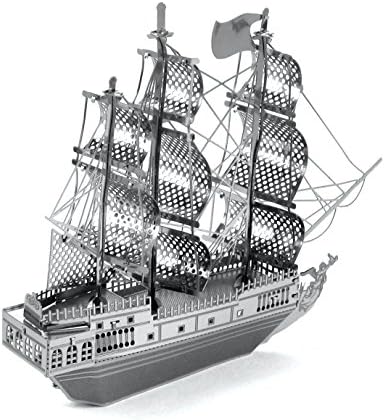 Fascinations Inc Black Pearl original 3D metal puzzle, laser cut models