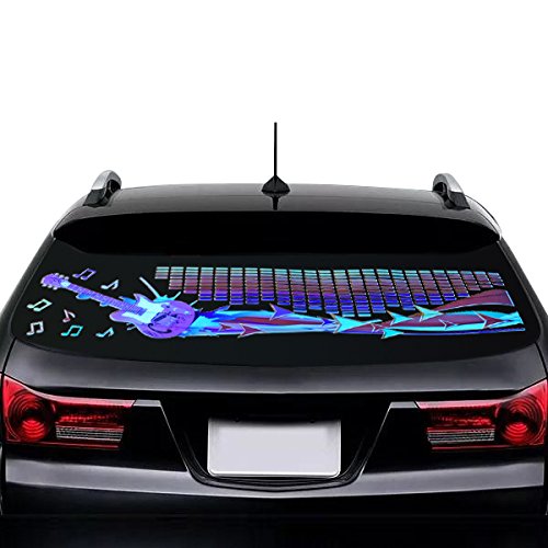 Speedwav Car Music Sensor Rhythm Equalizer LED Light Sticker-Guitar-Maruti Ciaz