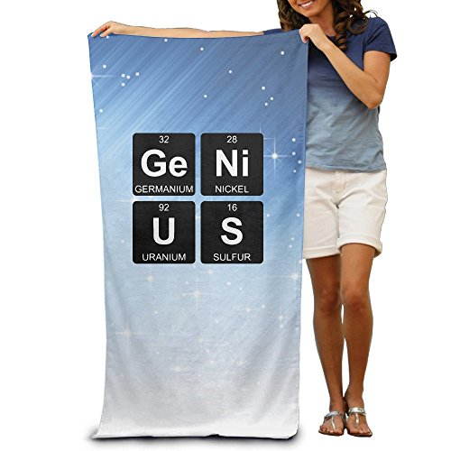 Preisvergleich Produktbild fjfjfdjk Beach Towel Genius Periodic Table Microfiber Towel