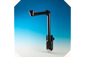 LIRA SPA A827426 Sifón Lavabo, Negro, 33x22 cm