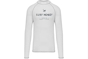 UPF50 Sun Protection, T-shirt à manches longues pour homme Surf Monkey - Tissu recyclé