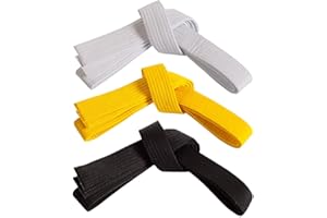 ‎CENTURY Century Kampfsportgürtel Doppelbindung Budogürtel Karate, Judo, Taekwondo, Kung Fu, Wushu, Kampfsport Budo Gürtel für Erwachsene