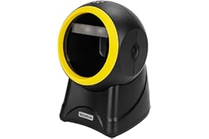 NetumScan Escáner de Código de Barras Omnidireccional USB Manos Libres 2D para Pago Móvil Pantalla de Computadora Soporte de Escaneo QR, PDF417, Código Securpharm (Matriz de Datos) NS2055L