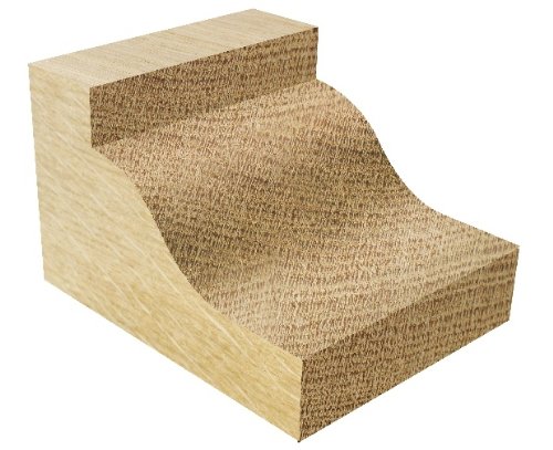 ENT Abplattfräser Karnisprofil HW (HM), Schaft (C) 8 mm, Durchmesser (A) 50,8 mm, B 12,7 mm, R 9,52 mm, E 19mm, D 32 mm, mit Kugellager - 2