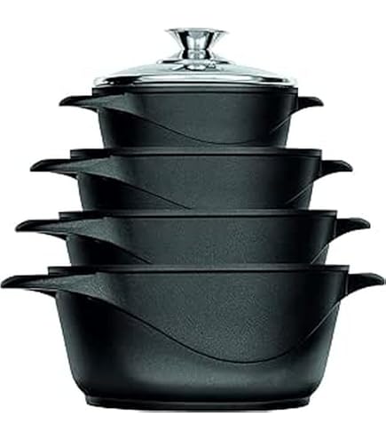 Set Mini Cocottes Kopf Parvus - 2 Pièces (12cm + 14cm) Inox - Induction, Four 240°C