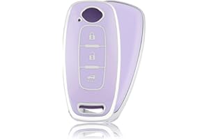 OFFCURVE Etui a Cle Voiture Coque Clé, Étui à Clés Couvre Clef Cache Clef Apte à Nissan Ariya B6/B9 X-Trail T32/T33 Qashqai J12 Juke F16 Altima Teana Pathfinder Rogue Bluebird Kicks Sylph