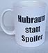 Produktbild Tasse Hubraum statt Spoiler - Kaffeetasse, Becher, Cup, Kaffee, Audi, Ford Mercedes, BMW, Oldschool, V8, GMC, Dodge, Hot Rod, - Kopie