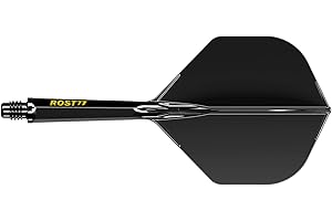 CUESOUL Rost 77 Tige et Aile de fléchette intégrée, Forme Standard, Lot de 3 (série de Couleurs Unies)