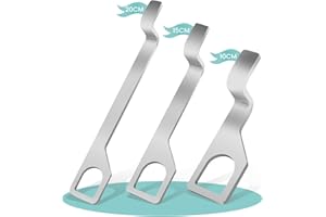 ACIELANNA Soporte de portón trasero 10/15/20cm Accesorios de soporte de portón trasero 304 acero inoxidable para VW T4 T5 T6 Multivan California Comfortline Camper Caddy