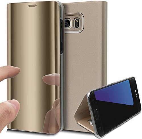 Phone Case for Samsung S6 edge plus, Galaxy S6 edge plus Leather Cover, Galaxy S6 edge plus Mirror Case, Ekakashop…