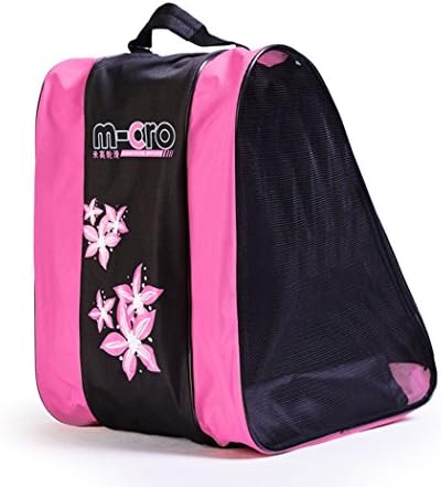 Weimanshop Inline Roller Ice Skate Carry Bag Pink/Black