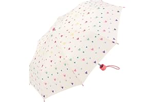 ESPRIT Mini Umbrella for Kids with Heart Motif, Candy Hearts, Heart-themed