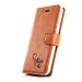 Produktbild SURAZO Vintage Orange Skorpion - Premium Vintage Ledertasche Schutzhülle Wallet Case aus Echtesleder Nubukleder Farbe Orange für Google PIXEL 2 XL