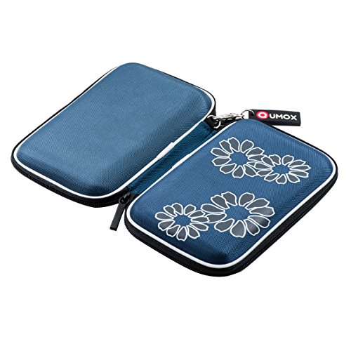 QUMOX 2,5″ extern HDD Gehäuse / Tasche für tragbare Festplatte Blau - 4