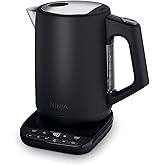 Ninja Perfect Temperature KT200UK Kettle with Temperature Selector - Matte Black
