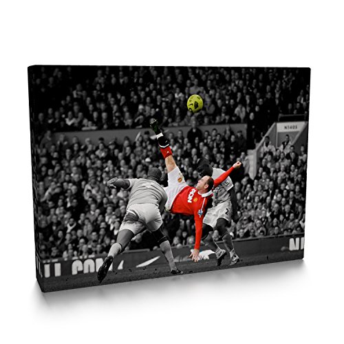 Wayne Rooney Print Canvas (30x20 inches)
