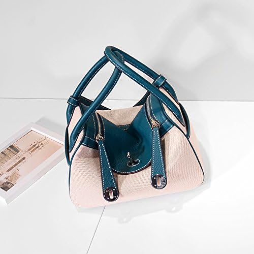 GUNAINDMX Bolso de mano bolso de mano de color médico bolsa de mensajero bolso de medicina bolso de lona grande almohada,gran tierra amarilla