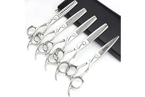 SHARONDS Tagliacapelli professionali da 6/6,5 pollici, parrucchieri, tagliacapelli efficienti (6 pollici -5pc)