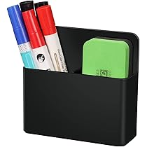 Portapenne Magnetico Per Lavagna - Set Con 2 Portapenne E 2 Gomme - Foto 2