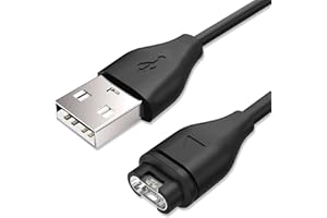 OcioDual Kabel ładowarki dane USB czarny do Garmn Aproach S10/S40/S60/X10 Fnx 5/5S Plus/5X Foreruner 45/245/935/945