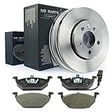 4x Bremsbelag für die Vorderachse 2x Bremsscheibe belüftet für die Vorderachse