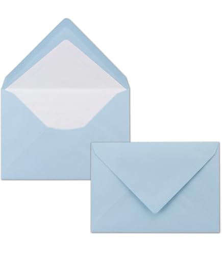 50 Enveloppes B6 12.5x17.5cm Vert Pin - 120g/m², Colle Humide, Pour Invitations