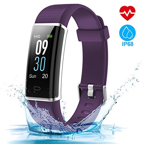 HOMSCAM Orologio Fitness Tracker Smartwatch Cardiofrequenzimetro da Polso Donna Uomo Bambini Smart Watch Fitness Braccialetto Contapassi Calorie Impermeabile IP68 per iPhone Huawei Xiaomi Samsung