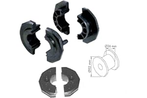 grandeemporio Calcio Balilla ricambi boccole A90 per Calcetto con aste uscenti Diametro mm.16, Confezione Otto (8) boccole.