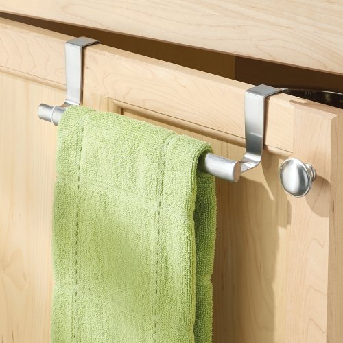 InterDesign 60280EU Axis Ausziehbarer Handtuchhalter zum Überhängen, edelstahl gebürstet - 2