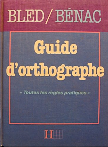 Guide d'orthographe