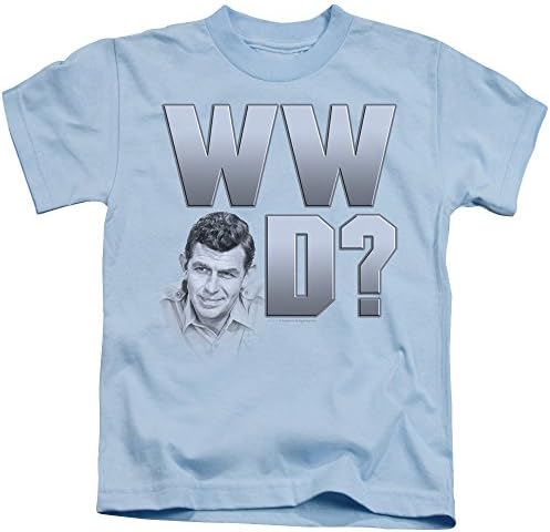 Andy Griffith/Wwad Little Boys Juvy Shirt (Light Blue, 7)