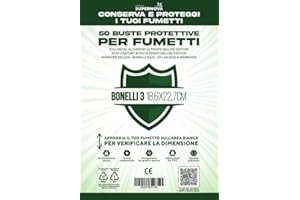 STUDIO SUPERNOVA - BUSTE PROTETTIVE studio supernova - 50 buste protettive bonelli 3 (18,6 x 22,7)