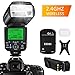 Produktbild ESDDI Canon Blitzgerät, 1/8000 HSS Wireless Flash Speedlite GN58 2.4G Funk Master Slave für Canon, Professional Blitz Kit mit Wireless Flash Trigger
