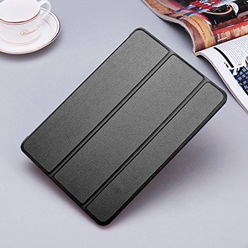 Apple iPad Pro 10,5 Zoll Hülle Smart-Case von NICA, Ultra-Slim Cover Dünne Tablet Schutzhülle, Kunst-leder Hardcase Multi-Ständer Tasche, Display-Schutz & Backcover Flip-Case Klapphülle, Farbe:Schwarz - 2