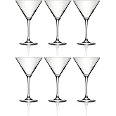 Cristal D'arques Martini Cocktail Glasses - Set of 6 - Height 18.8 x Width 12cm, 300ml