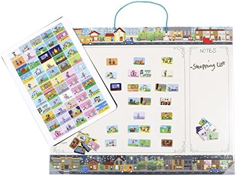 Children’s Magnetic Calendar – Daily Activities – Girls Version