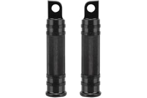 ARAMOX Motorrad-Fußrasten, 2-tlg. Motorrad-CNC-Fahrrad-Fußrasten aus Aluminiumlegierung Pedale Fußstütze