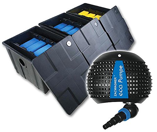 CBF3 + Teichpumpe 8000 Teichfilter Teichfilteranlage Koifilter Filterset