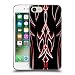 Produktbild Head Case Designs Rot Nadelmuster Design Soft Gel Hülle für Apple iPhone 7 / iPhone 8