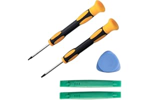 EBOOT T6 Screwdriver Schraubendreher mit Elektronik Hebelwerkzeug für Xbox One Xbox 360 Controller und PS3, Schwarz, 2er-Set