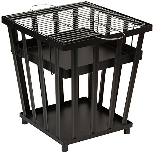 Feuerkorbe Cube - Feuerstelle und Grill in einem