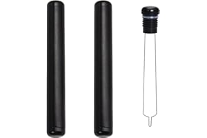 XPEX 2 Pezzi Porta Joint, Joint Tube, Astuccio Per Giunti Antiodore,Lega Di Alluminio, Impermeabile E Portatile, Astuccio Per Giunti A Prova Di Odore E Impermeabile Lungo 110 Mm Valigetta (Black)